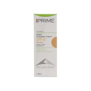 Prime Acnex Tinted Sunscreen Cream SPF60 – Light Beige