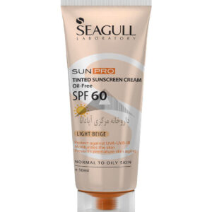 Seagull Tinted Sunscreen SPF 60 cream Oil Free