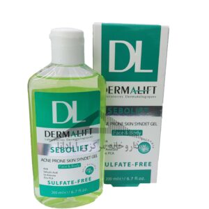 Dermalift Sebolift Acne Prone Face and Body Cleansing syndet Gel 200 ml